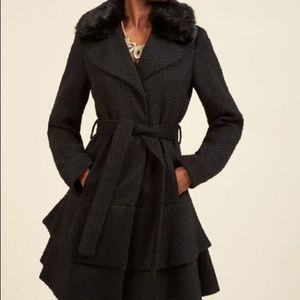 NWT Betsey Johnson Coat with Removable Collar